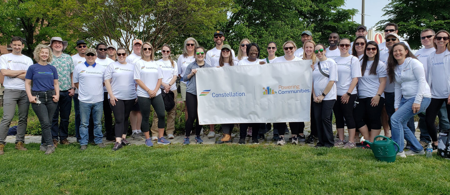 Community advocates working on a project